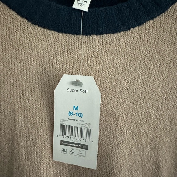 Time & True Super Soft Colorblock Sweater - Picture 4 of 4